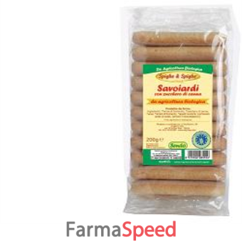 spighe & spighe biscotti per tiramisu' senza latte senza lievito di birra 200 g