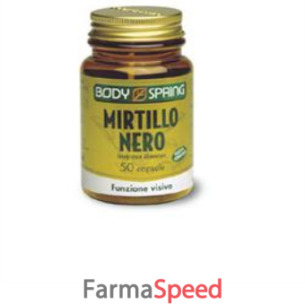 body spring mirtillo nero 50 capsule