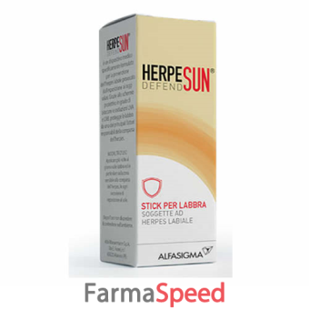 herpesun defend prevenzione herpes stick labbra 5ml