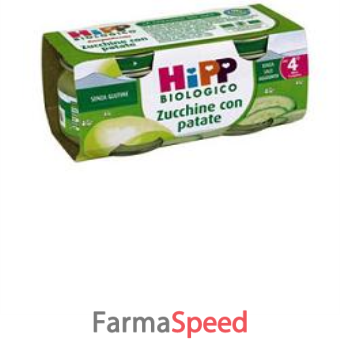 hipp biologico omogeneizzato zucchine con patate 80 g 2 pezzi