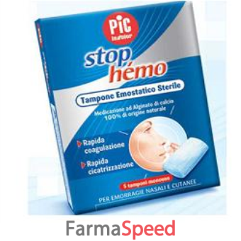 tampone emostatico sterile stop hemo 5buste