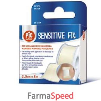 cerotto in rocchetto pic sensitive fix tela 2,5x500 cm con fustella 1 pezzo