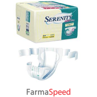 pannolone per incontinenza serenity veste sd formato super taglia large 15 pezzi