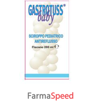 gastrotuss baby sciroppo antireflusso 200ml