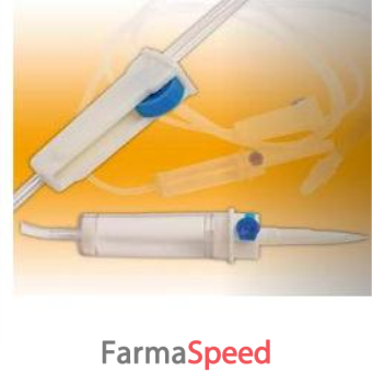deflussore per infusione sterile flebo senza ago con roller euroin apirogeno monouso 1 pezzo