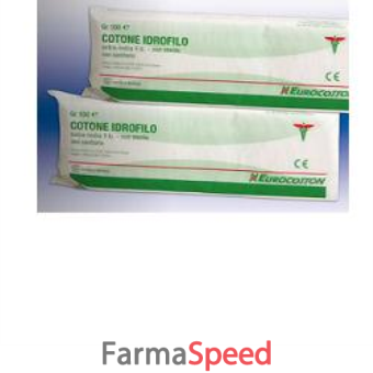 ovatta di cotone idrofilo 100% a striscia continua confezione 100g piegato a zig zag