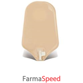 sacca due pezzi per urostomia con rubinetto sistema 2s accuseal 45mm trasparente 10 pezzi