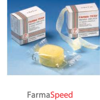 benda orlata medicata allo iodoformio farma texa 500x1cm.