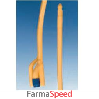 catetere foley medical uretrale a 3 vie 5/15cc ch18 in lattice siliconato 10 pezzi