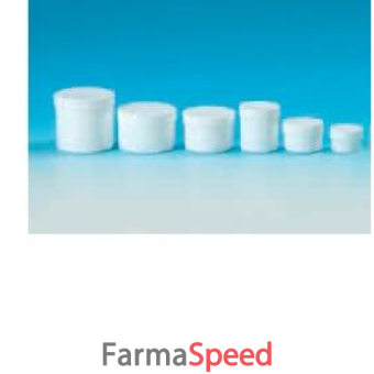 vasetto polipropilene bianco coperchio vite cc 20