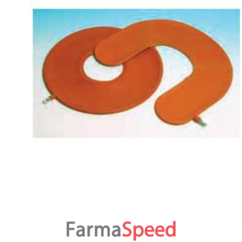 cuscino antidecubito pneumatico standard di gomma. larghezza della ciambella 40cm