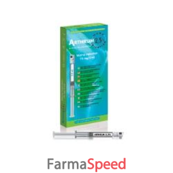 siringa arthrum 2,5% mono injection dispositivo viscoelastico sterile contenente come principio attivo un derivato naturale dell'acido ialuronato
