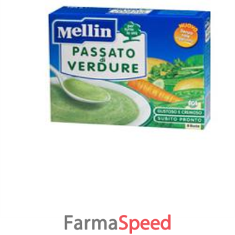 mellin passato verdure 8 bustine 8 g