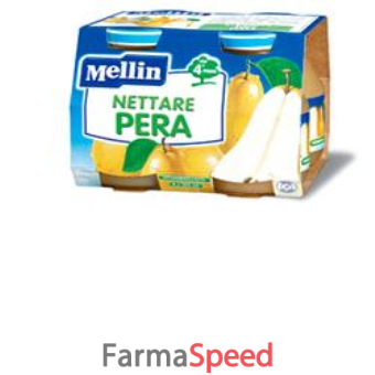 mellin nettare pera 125 ml 4 pezzi