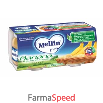 mellin omogeneizzato banana 100 g 2 pezzi