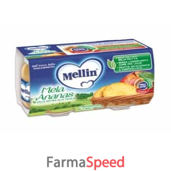 mellin omogeneizzato mela ananas 100 g 2 pezzi