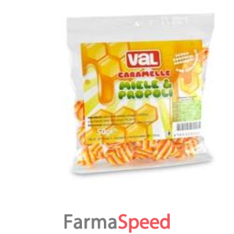 val caramella miele propoli senza zucchero 50 g