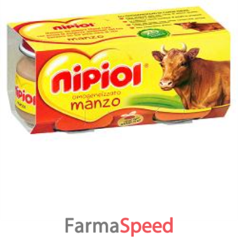 nipiol omogeneizzato manzo 80 g 2 pezzi