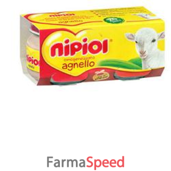nipiol omogeneizzato agnello 80 g 2 pezzi