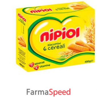 nipiol biscottini 6 cereali 800 g