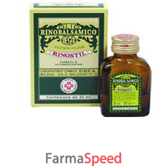 rinostil gocce nasali flacone 30ml olio rinobalsamico per laprotezione della mucosa nasale e la pulizia delle fosse nasali