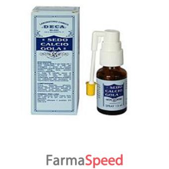 sedo calcio gola spray 15 ml