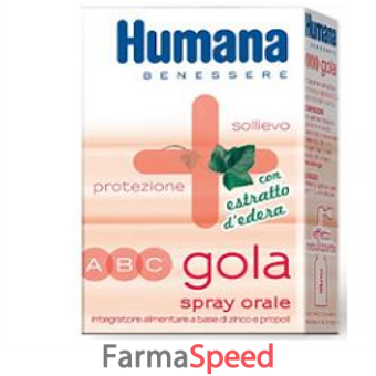 humana benessere abc gola spray orale da 15 ml
