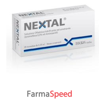 nextal monodose gocce oculari 20 fiale 0,35 ml