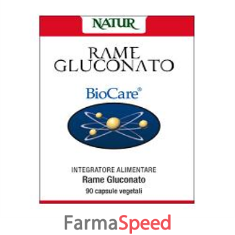 rame gluconato 90 capsule vegetali 364 mg