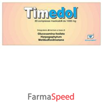 timedol 20 compresse masticabili 1500 mg