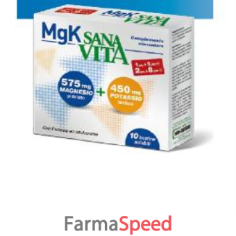 sanavita mgk magnesio e potassio 30 bustine da 4,5 g
