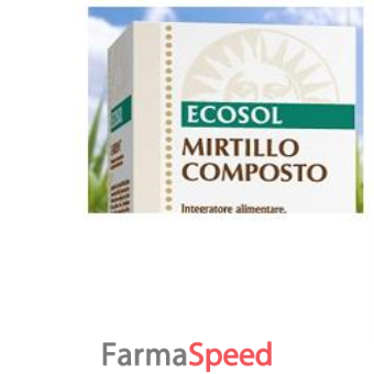 ecosol mirtillo composto 60 compresse