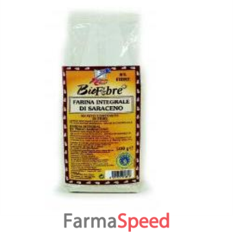 fsc biofibre+ farina integrale di grano saraceno bio ad alto contenuto di fibra 500 g