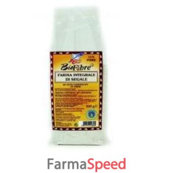 fsc biofibre+ farina integrale di segale bio ad alto contenuto di fibra 500 g