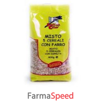 mix per zuppa 5 cereali con farro bio 400 g