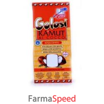 fsc i golosi biscotti di kamut e cocco senza lievito vegan senza latte ad alto contenuto di fibra 250 g