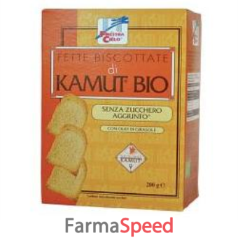 fsc fette biscottate di kamut bio senza zuccheri aggiunti con olio di girasole senza olio di palma 200 g