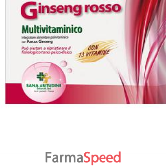 ginseng rosso multivitaminico 10 fiale