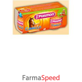 plasmon omogeneizzato cavallo 80 g x 2 pezzi