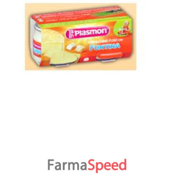 plasmon omogeneizzato formaggino fontina 80 g x 2 pezzi