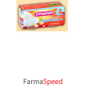 plasmon omogeneizzato formaggino mozzarella 80 g x 2 pezzi