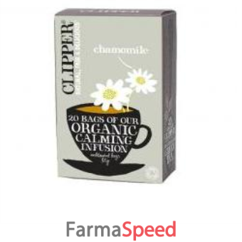 clipper infuso camomilla bio 20 filtri 30 g