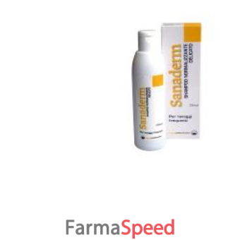 sanaderm shampoo normalizzante delicato 250 ml