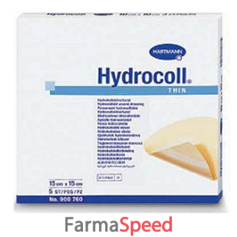medicazione hydrocoll thin idrocolloidale sottile 7,5x7,5x10 pezzi