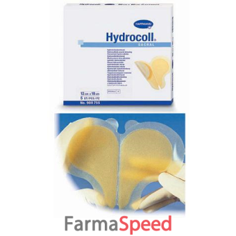 medicazione con idrocolloidi hydrocoll sacral 12x18cm 5 pezzi