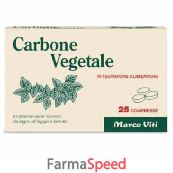 carbone vegetali 25 compresse