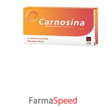 carnosina 500 30 compresse 18,9 g