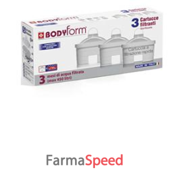 set 3 cartucce filtranti bodyform