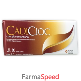 cadicioc tavoletta fondente con glucomannano 100 g