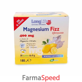 longlife magnesium fizz 20 bustine